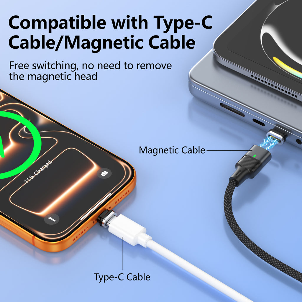 240W PD 3.1 Magnetic Charging Cable (Thunderbolt 5 Compatible)