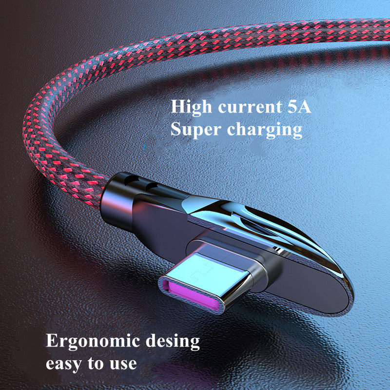 Elbow Design Charging Cable