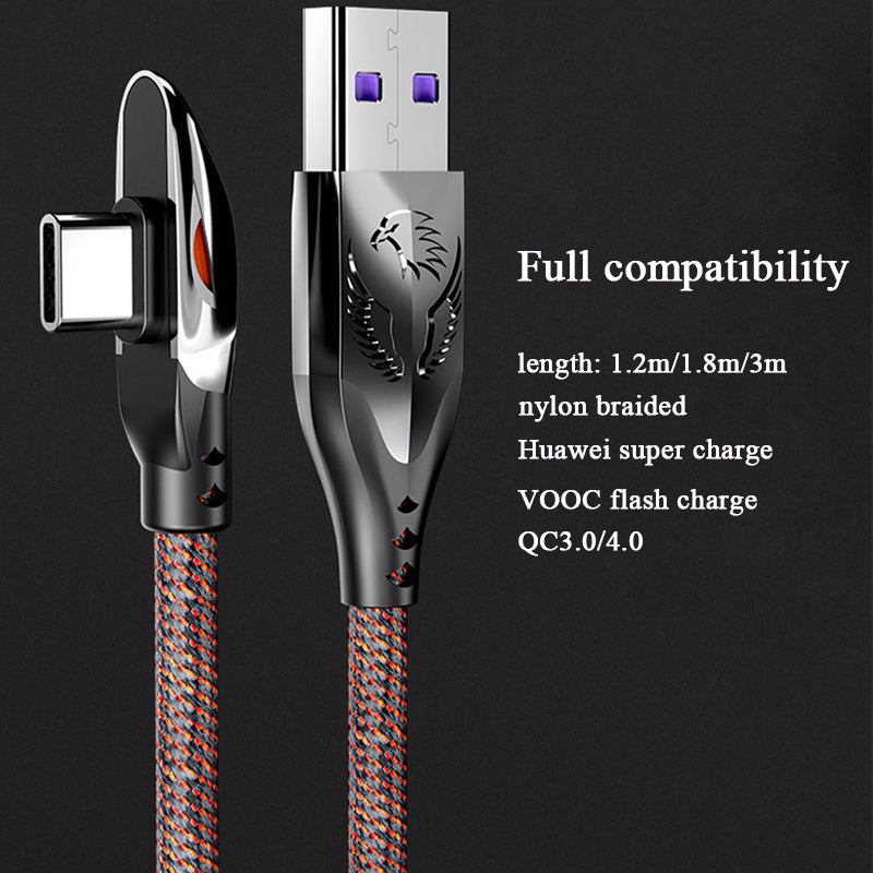 Elbow Design Charging Cable