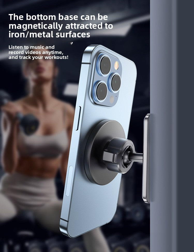 Dual Sided Magnetic Gym Holder Phone Stand