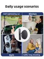 Dual Sided Magnetic Gym Holder Phone Stand