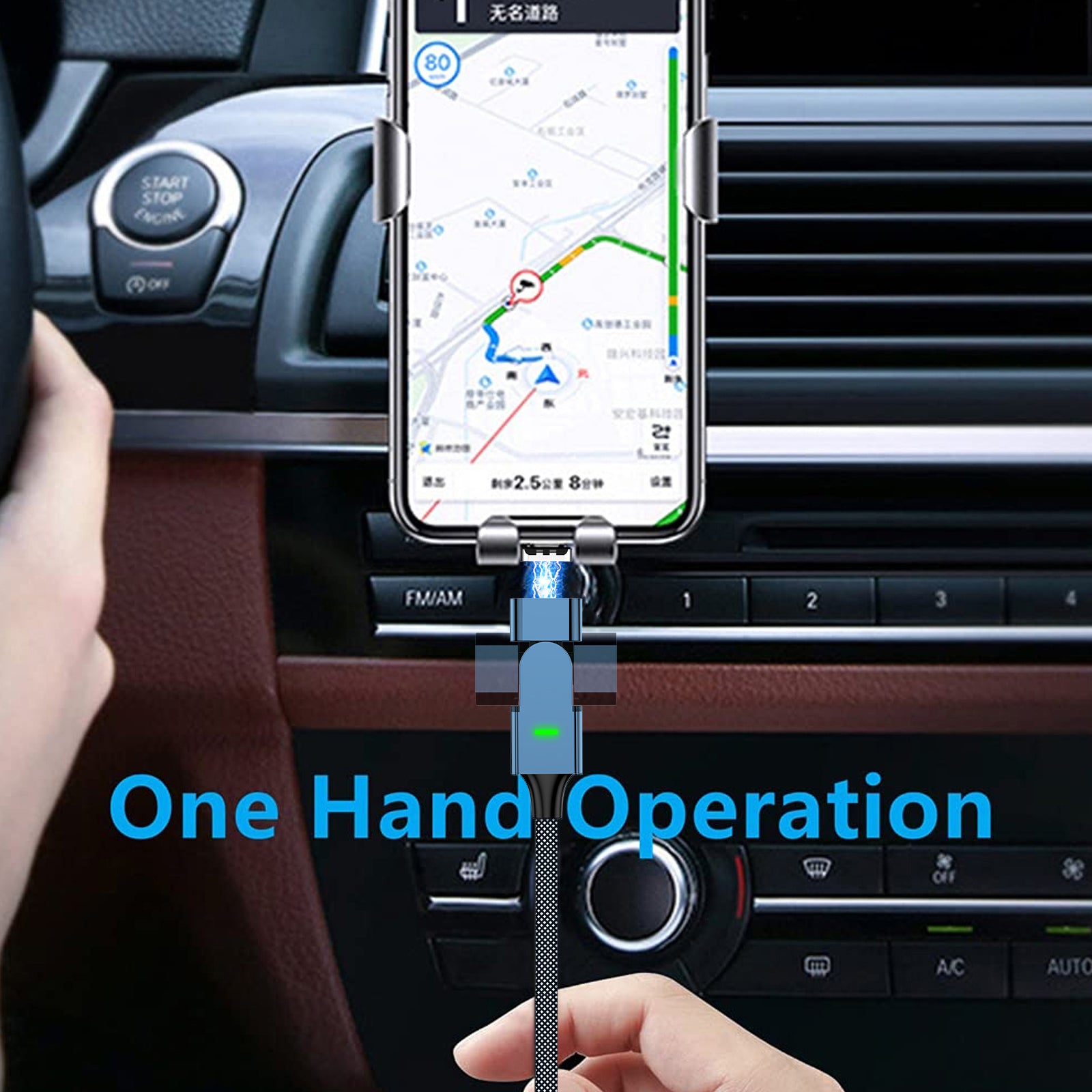 180° Rotation Magnetic Cable