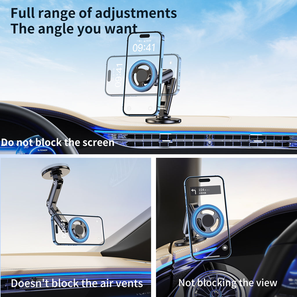 360° Rotation Folding Magnetic Car Mount C13