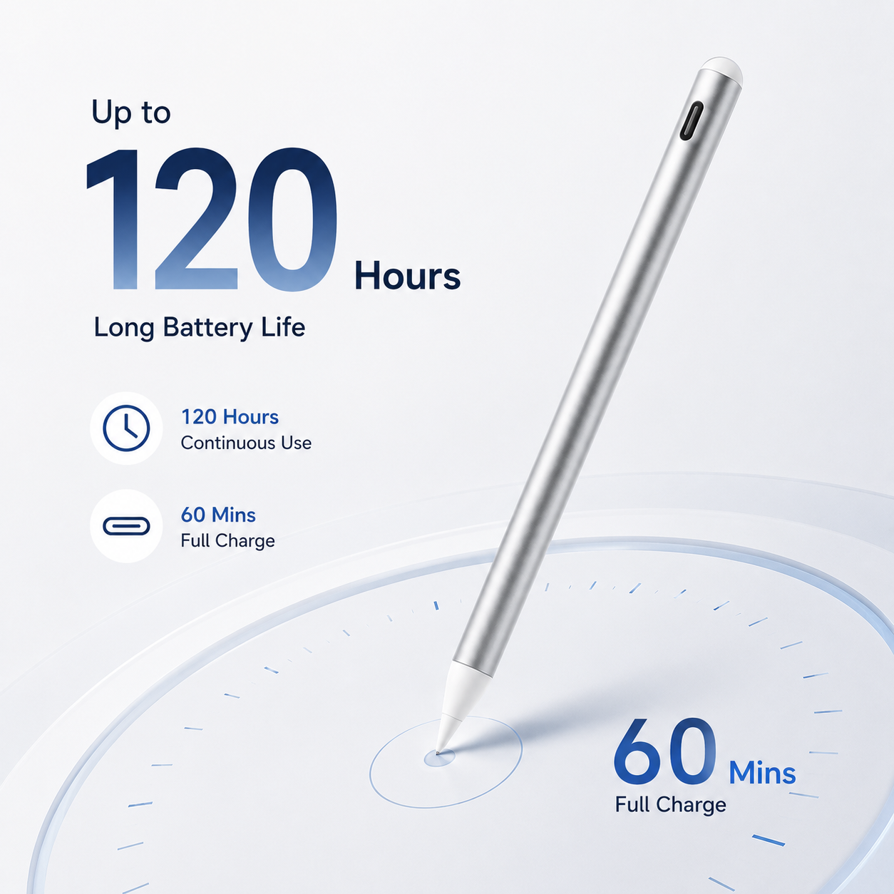 Magnetic Stylus Pen for iPad | Palm Rejection | Tilt Sensitivity | OEM Manufacturer